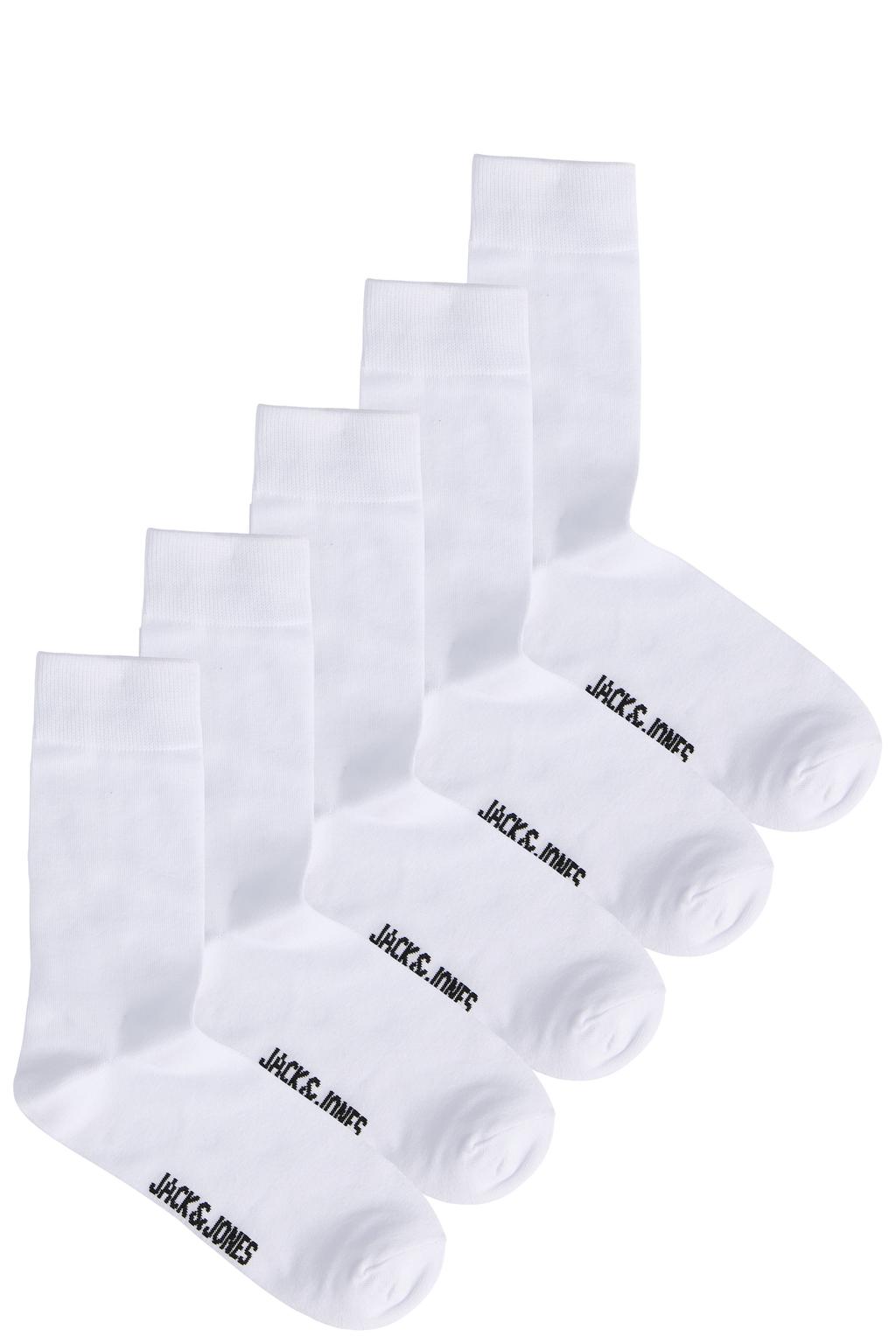 JACK & JONES sokken JACJENS - set van 5 wit
