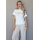 Elvira Collections T-shirt met print en tekst - wit