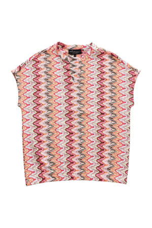 top met lurex - roze