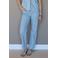 Elvira Collections regular high waist broek blauw