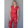 Elvira Collections rechtvallende top met print - roze
