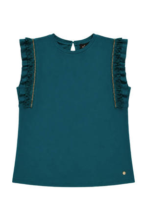 top met lurex - petrol