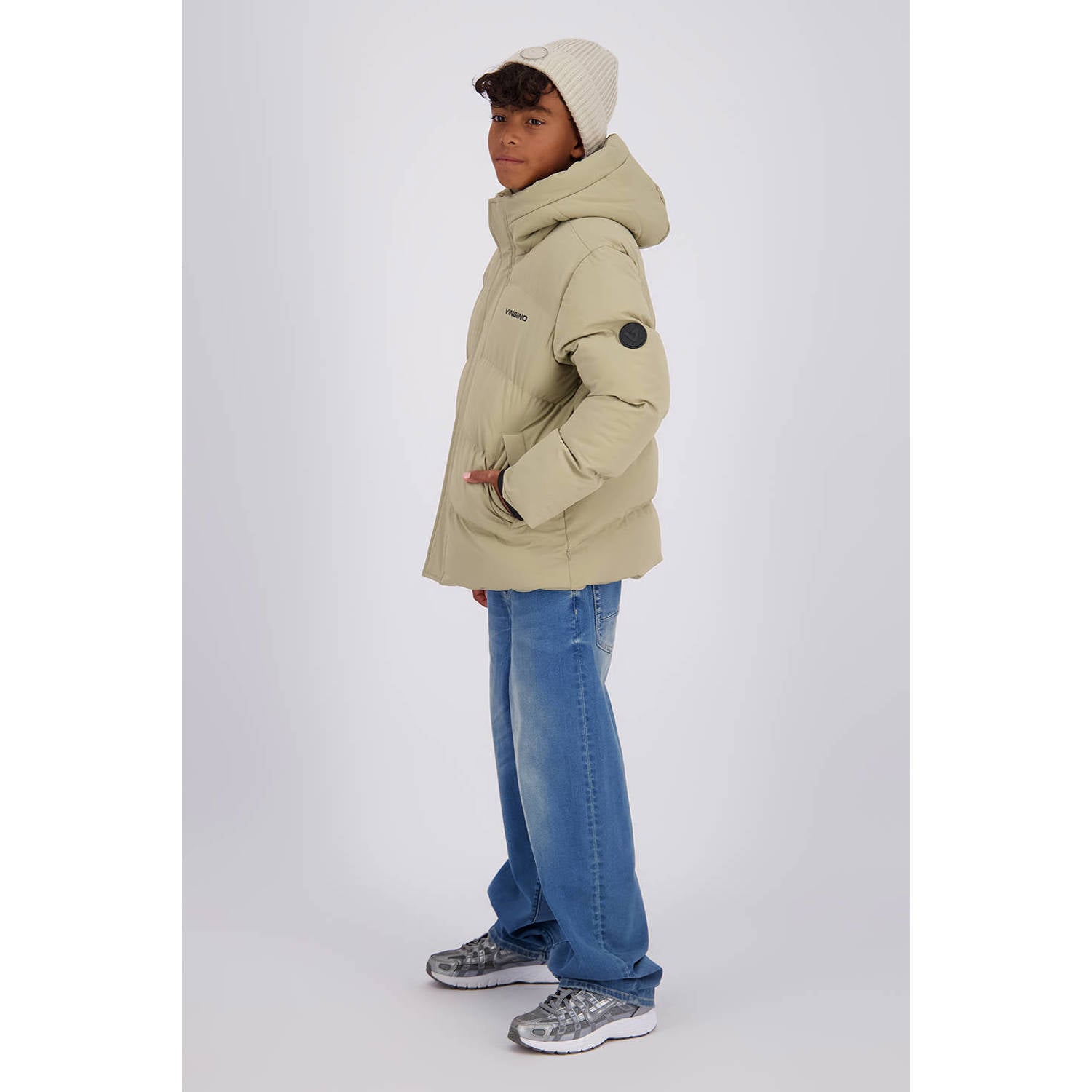 Vingino pufferjas beige