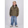 Vingino winterparka met print - olijfgroen