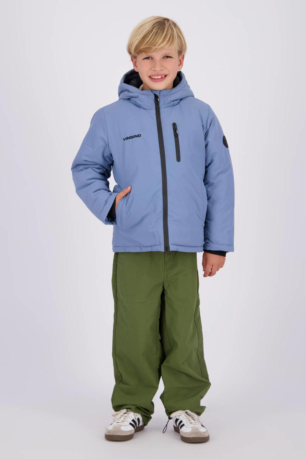Vingino gewatteerde winterjas - blauw