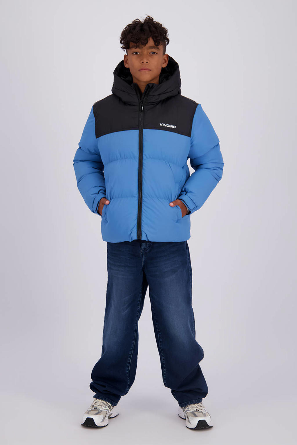 Vingino pufferjas - blauw