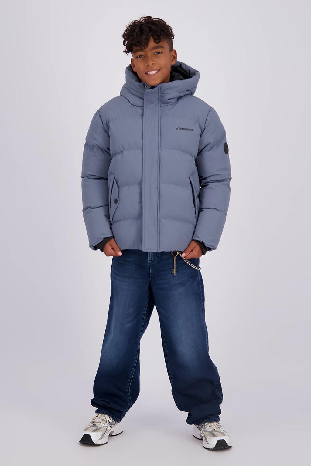 Vingino winterpufferjas - blauw