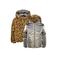 Vingino reversible winterjas met panterprint - bruin