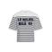 Kaffe gestreept T-shirt wit