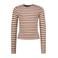 Vingino aansluitende gestreepte longsleeve - ecru