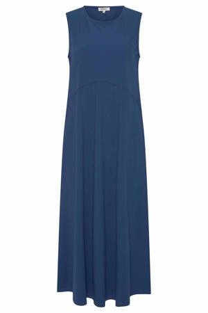 midi zomerjurk - blauw