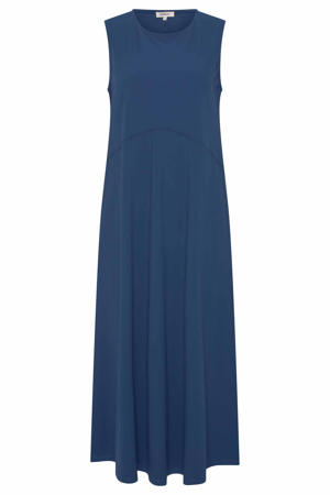 midi zomerjurk - blauw