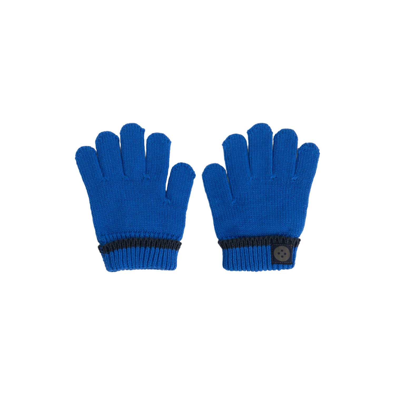 Stains&Stories katoenen handschoenen blauw
