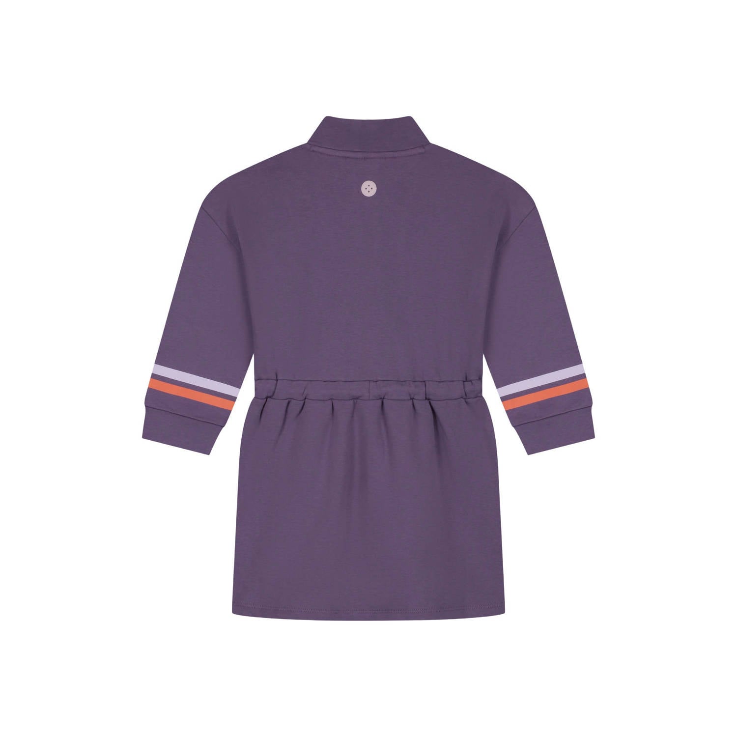 Stains&Stories midi jurk met print paars