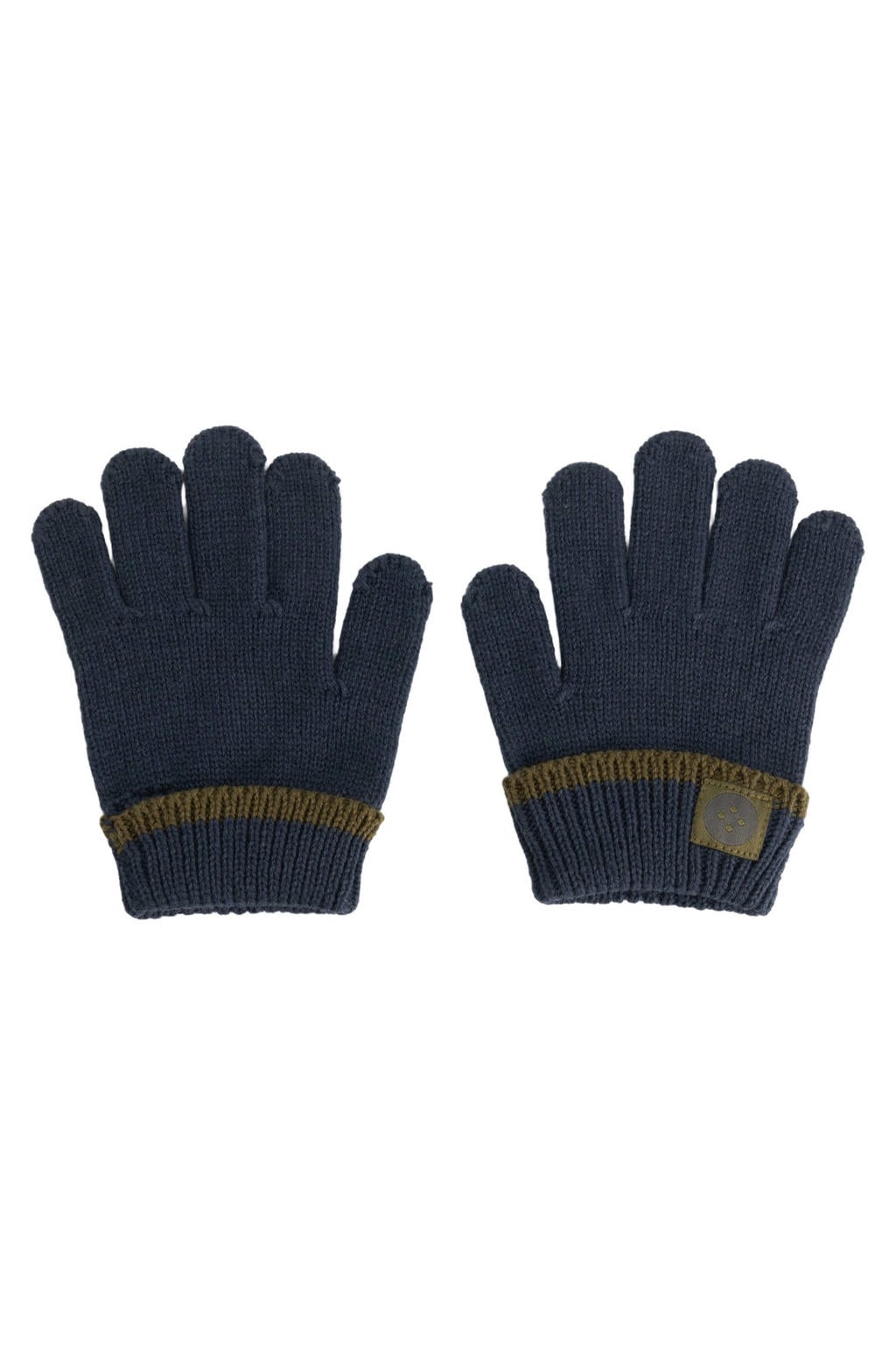 Stains&Stories katoenen handschoenen - donkerblauw