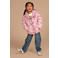 Stains&Stories gewatteerde winterjas met print - roze