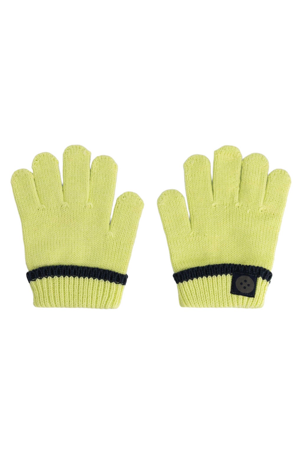 Stains&Stories katoenen handschoenen - limegroen