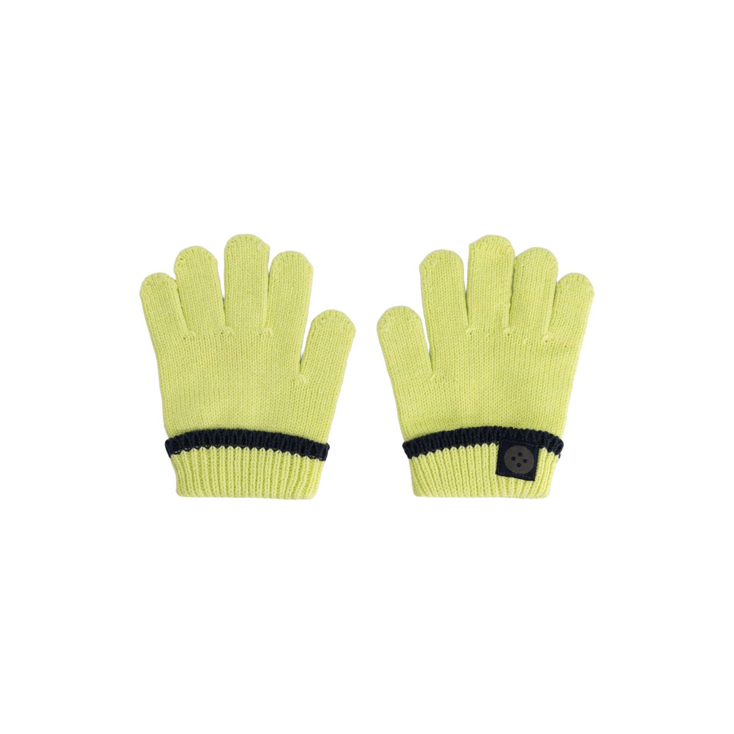 Stains&Stories katoenen handschoenen limegroen