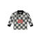 Stains&Stories geruite longsleeve - donkerblauw