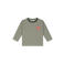 Stains&Stories gestreepte longsleeve - donkergroen