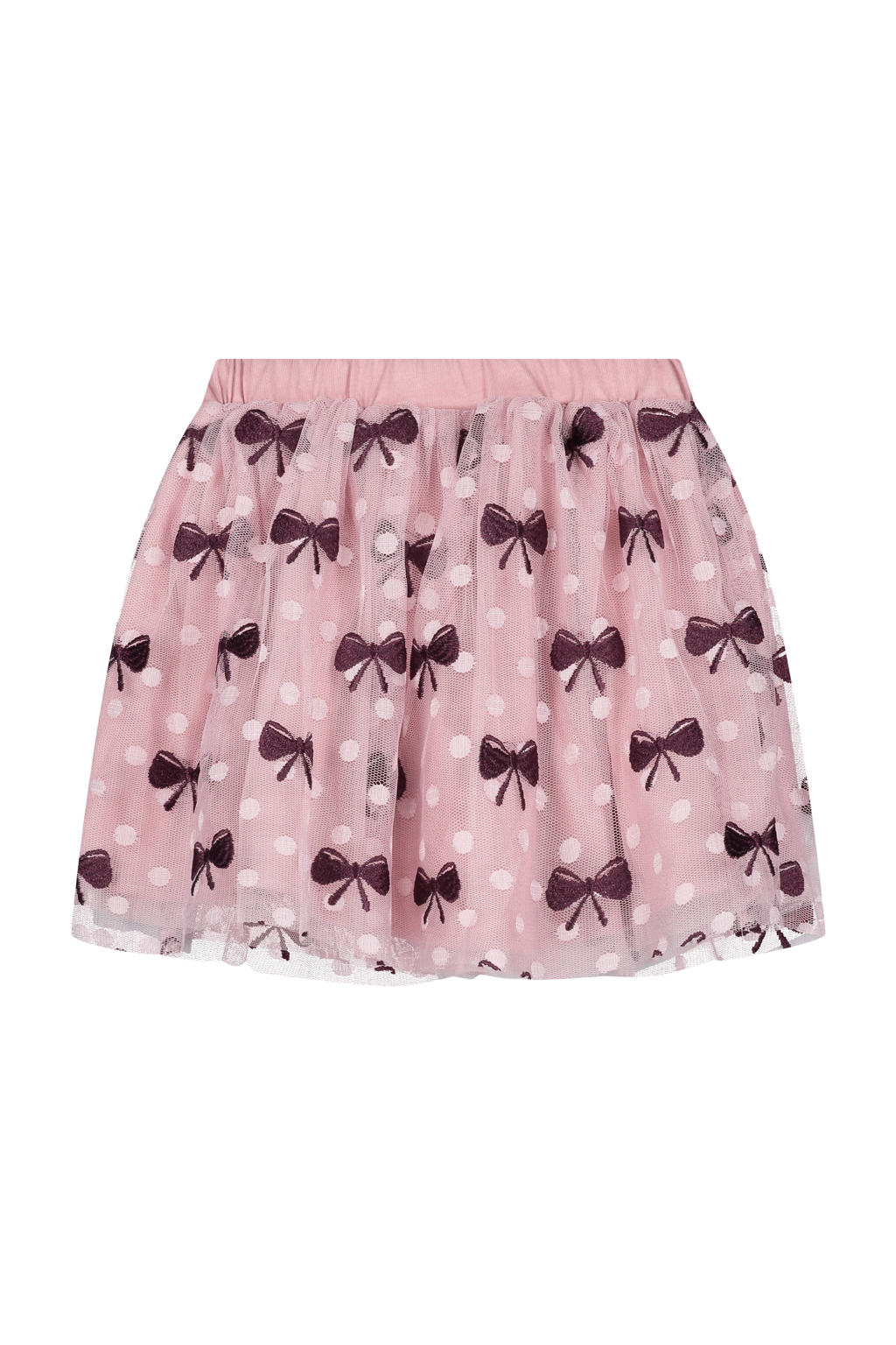 Stains&Stories korte rok met print - roze