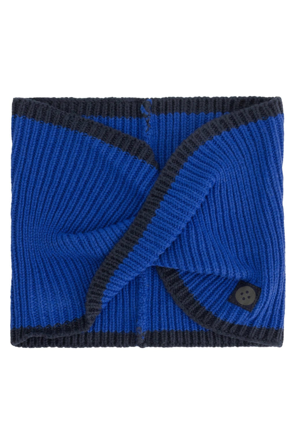 Stains&Stories katoenen sjaal - blauw