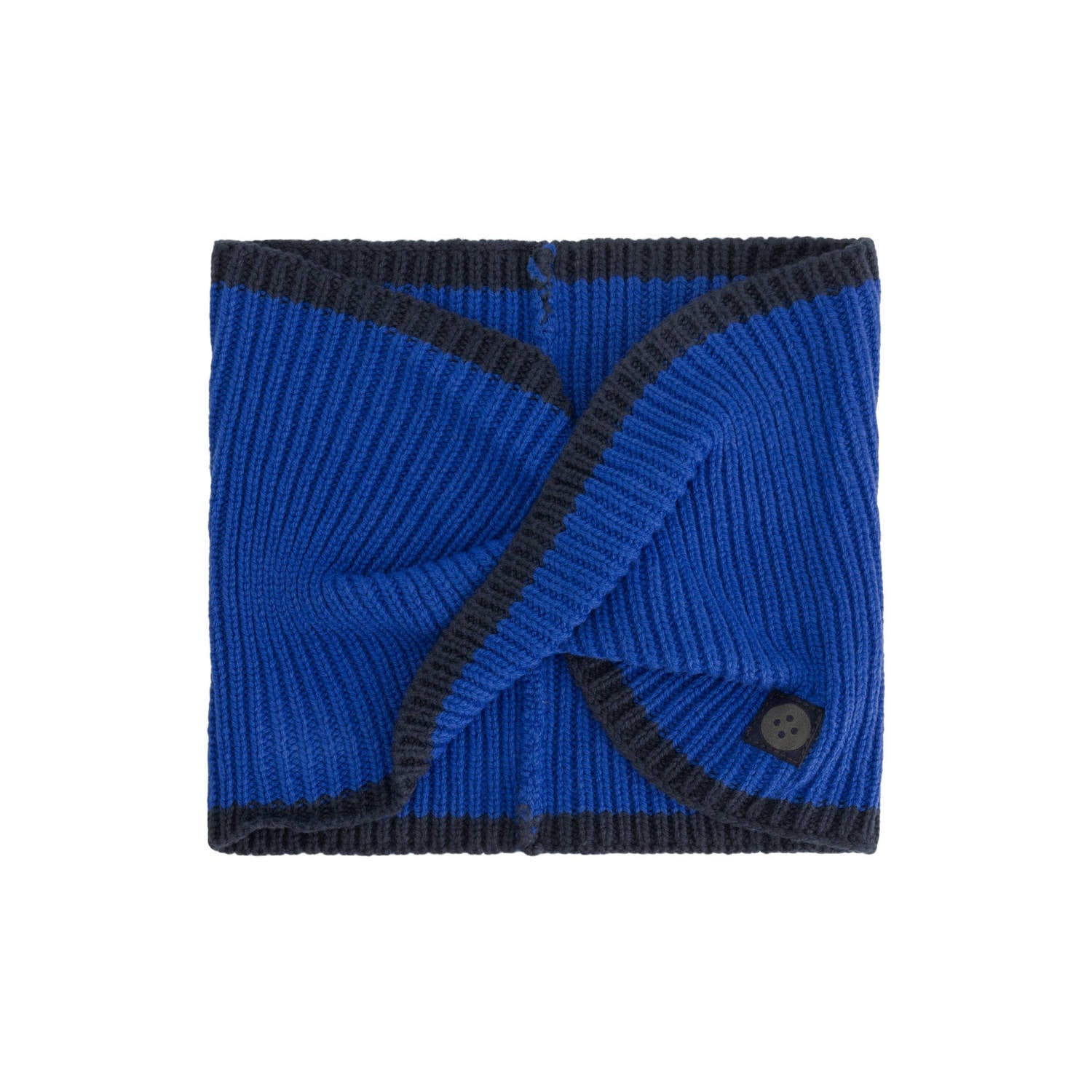 Stains&Stories katoenen sjaal blauw