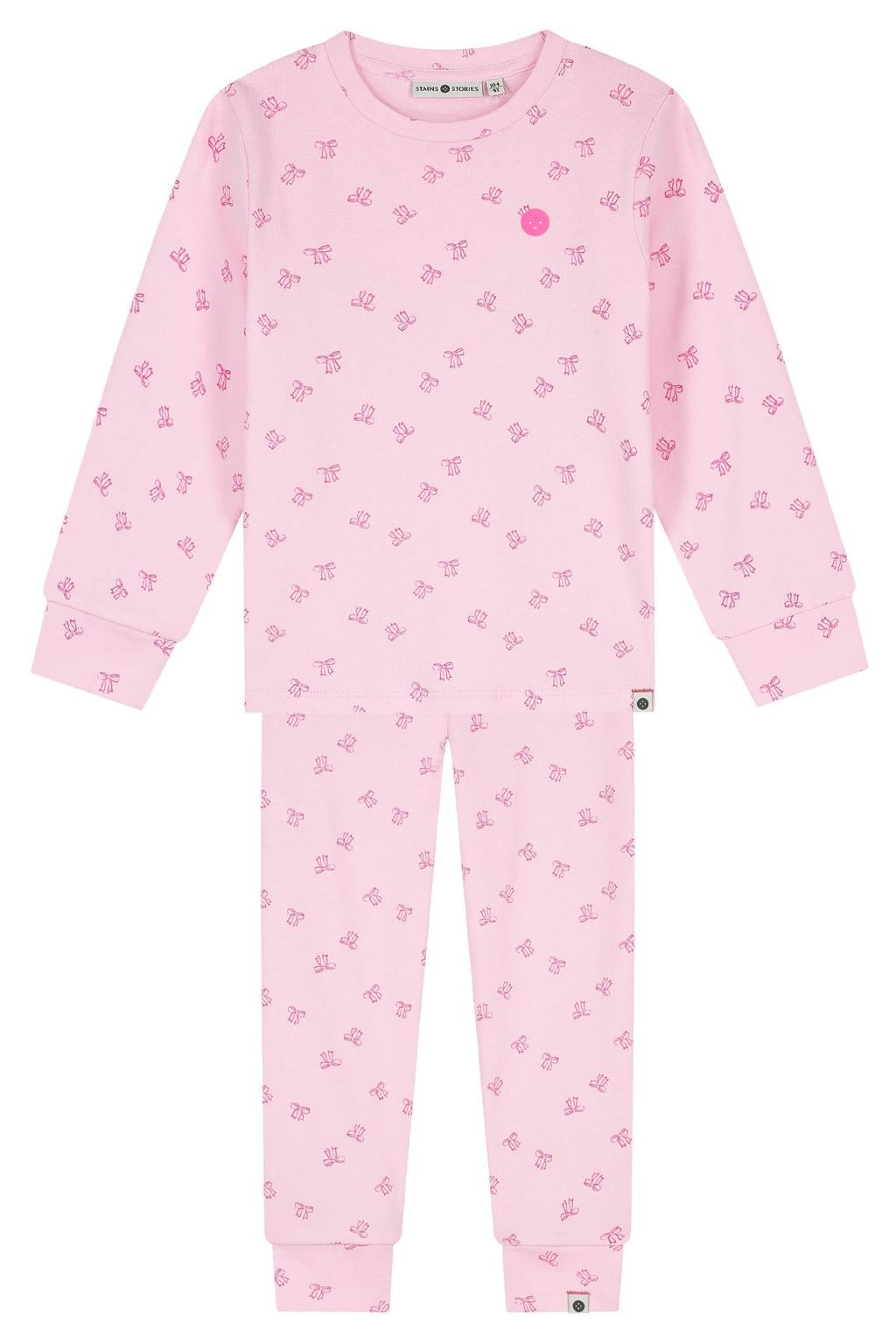 Stains&Stories pyjama met print - roze