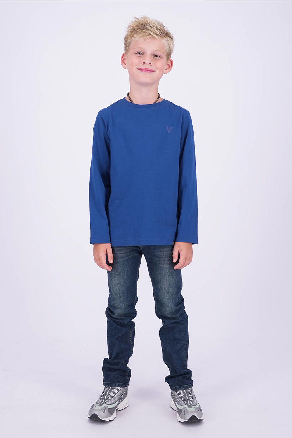 Vingino Dante slim fit jeans - donkerblauw