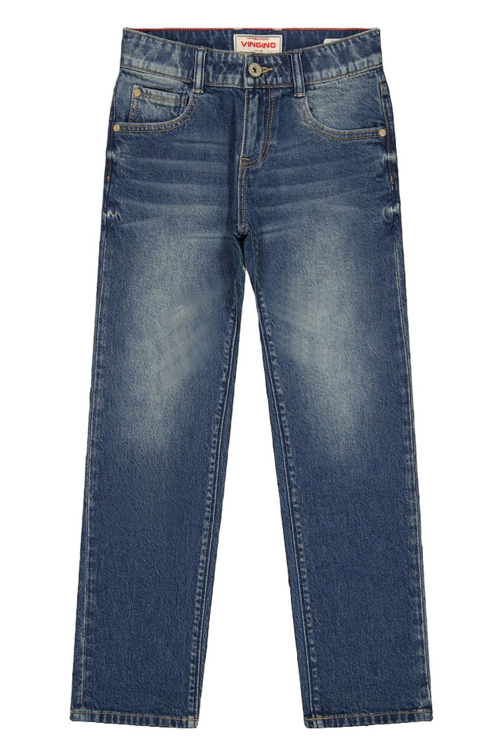 Vingino Paolo straight leg jeans - donkerblauw