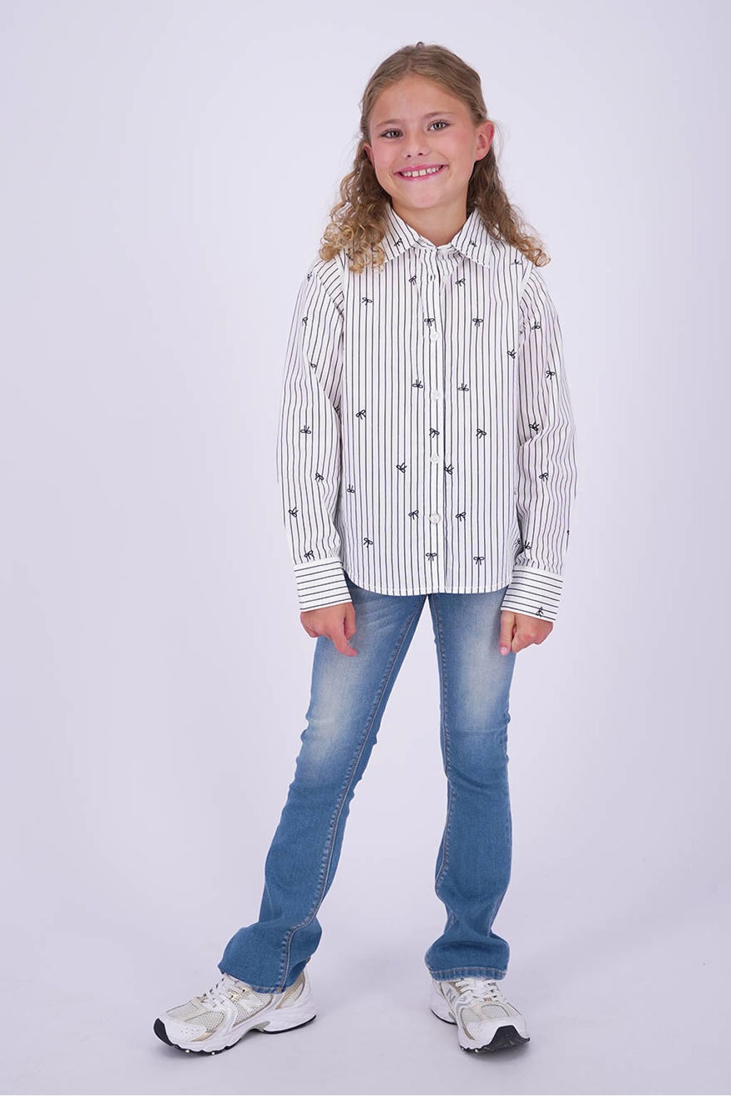 Vingino Brianna flared jeans - lichtblauw