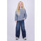 Vingino Cherry wide leg jeans - donkerblauw