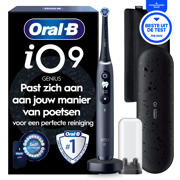 thumbnail: Oral-B iO  9 elektrische tandenborstel - zwart - 1 opzetborstel - oplaadreisetui - cadeau-editie