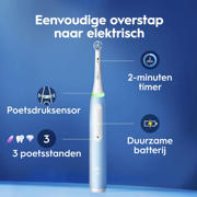 thumbnail: Oral-B iO  3 elektrische tandenborstel - blauw - 1 opzetborstel - reisetui