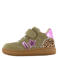 Go Banana's sneakers met panterprint - kaki/roze/beige