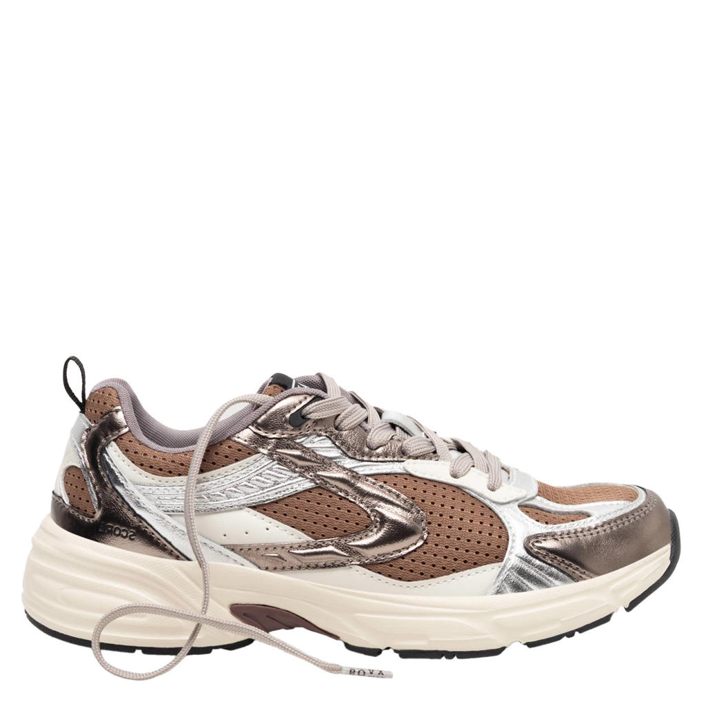 Boax score mesh sneakers - bruin/beige