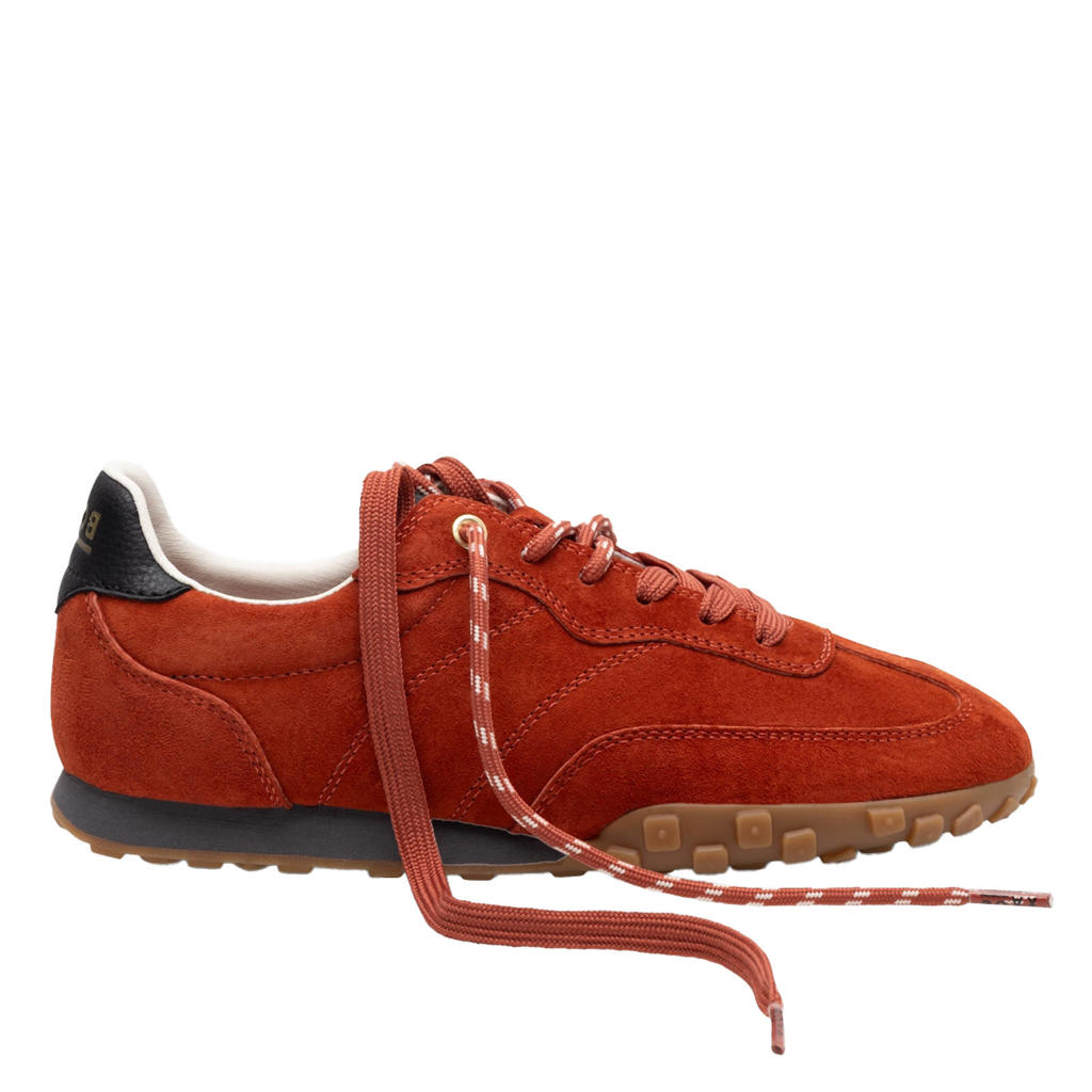 Boax Strike leren suède sneakers - rood