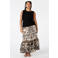MS Mode top met textuur zwart