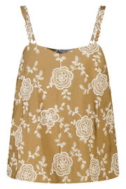 thumbnail: MS Mode gebloemde top camel