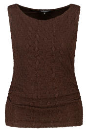 thumbnail: MS Mode top met textuur bruin