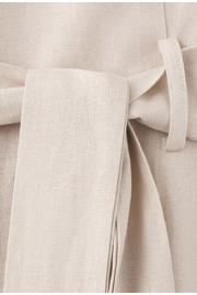 thumbnail: Mango jumpsuit met ceintuur en linnen - beige