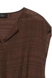 thumbnail: s.Oliver BLACK LABEL semi-transparante loose fit top - bruin