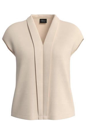 regular fit top - ecru