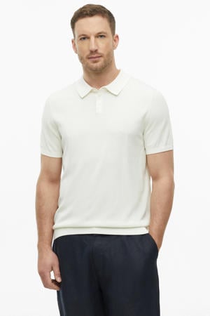 regular fit polo - wit