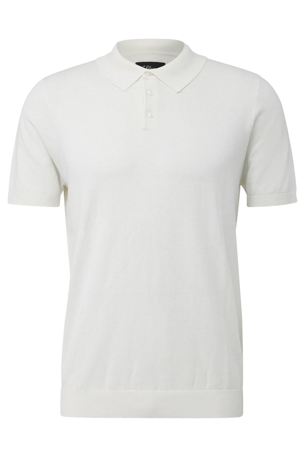 s.Oliver BLACK LABEL regular fit polo - wit