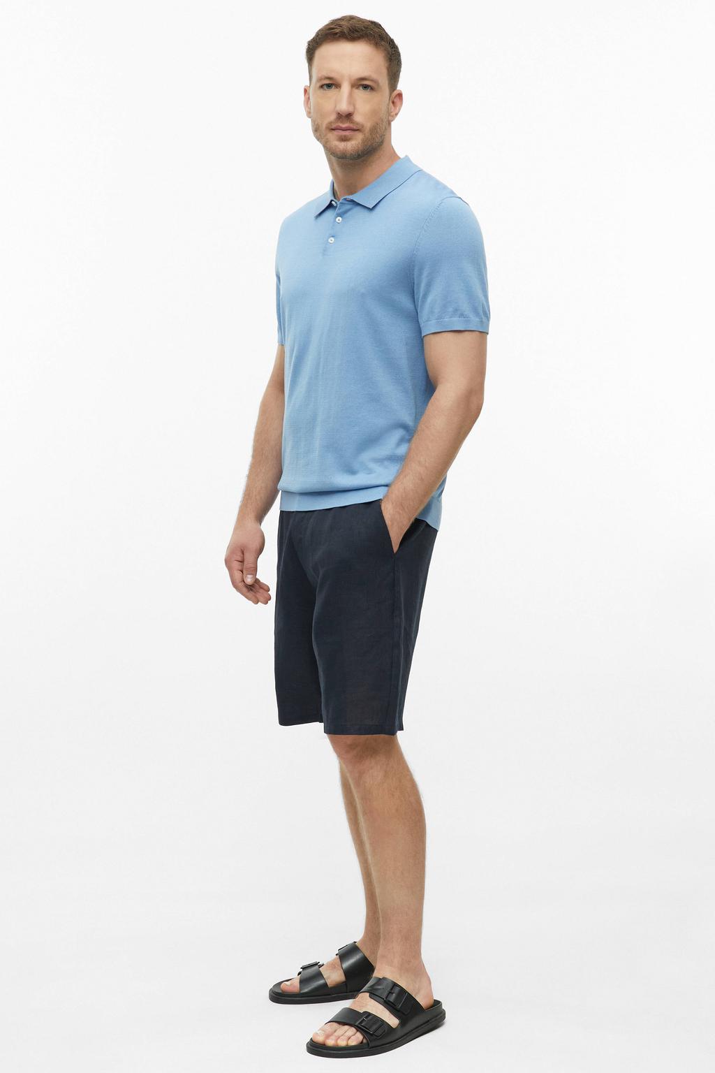 s.Oliver BLACK LABEL regular fit polo - blauw