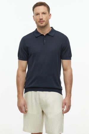 regular fit polo - donkerblauw