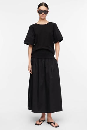 midi rok - zwart
