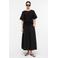 comma midi rok - zwart