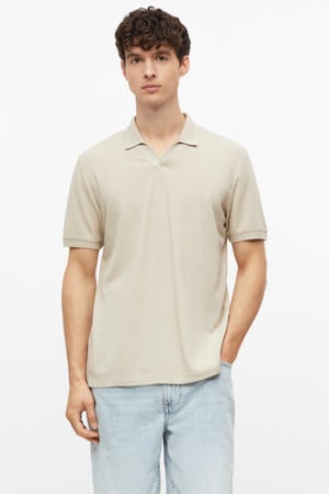 regular fit polo - beige